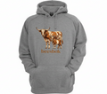 Beesbok Grey Hoodie Mockup