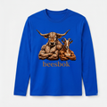 Beesbok Muscular Logo on Blue Shirt