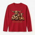 Beesbok Muscular Logo on Red Shirt