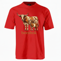 Beesbok Red Tee - Transparent Logo