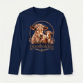 beesbokkie Floral Logo on Navy Shirt