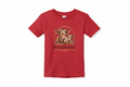 Beesbokkie Kids Red Tee with Floral Logo