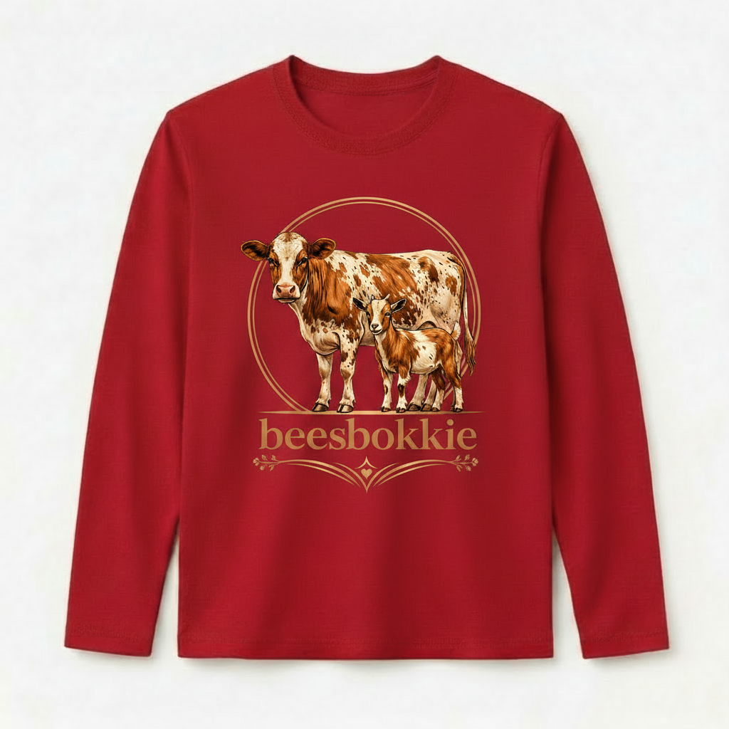 beesbokkie Logo on Red Shirt