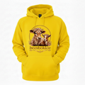 Beesbokkie Logo Yellow Background on Yellow Hoodie