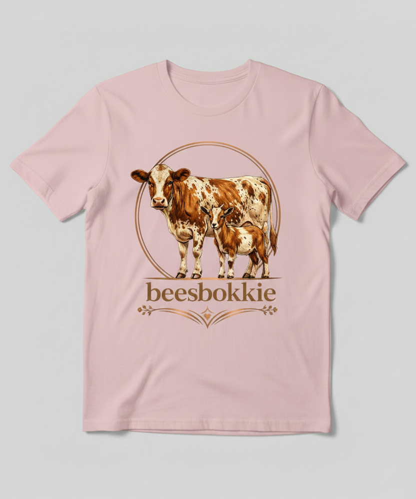 Beesbokkie Pink Shirt - Bold Full Body Logo