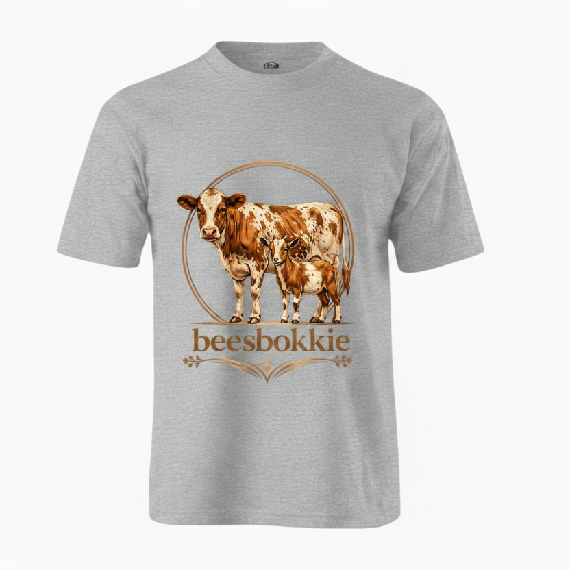 Beesbokkie shirt with illustrated logo