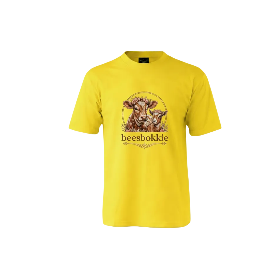 Beesbokkie Yellow Tee - No Black Background