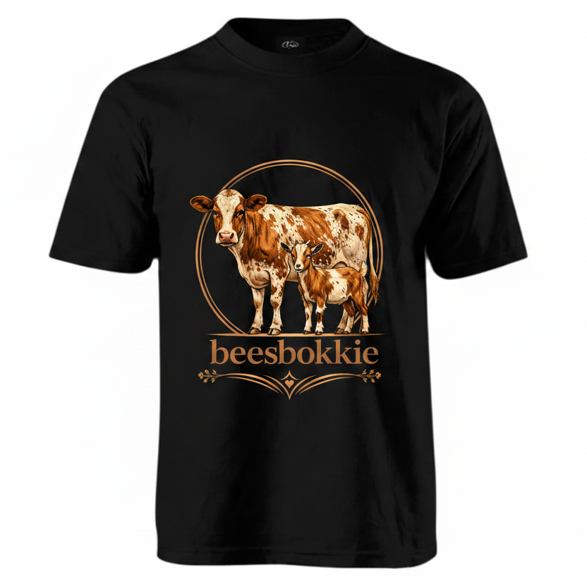 Black beesbokkie tee