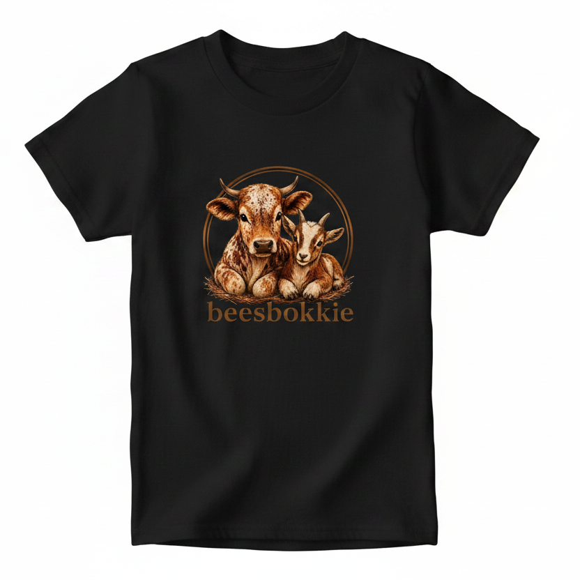 Black kids beesbokkie tee