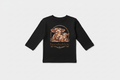 Black Kids Shirt - No Cuffs