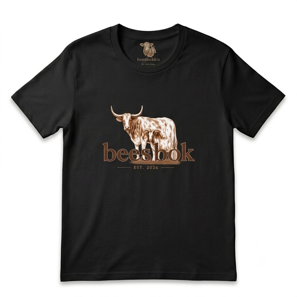 Mens beesbok 2026 Short Sleeve - Black