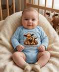 Boys beesbokkie Baby Grow - Blue