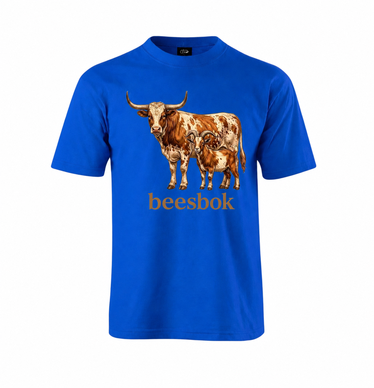 Mens beesbok Classic Short Sleeve - Royal Blue