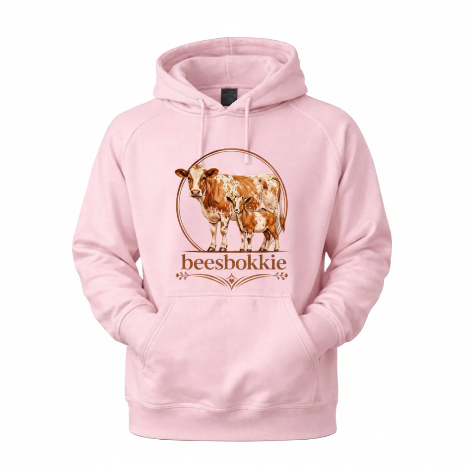 Ladies beesbokkie Classic  Hoodie Pink