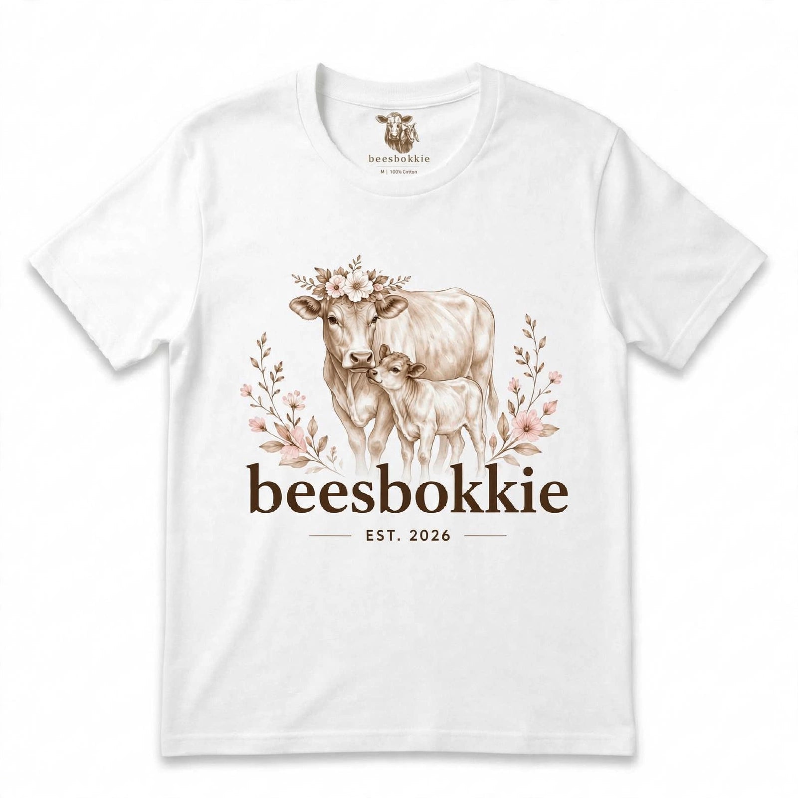 Ladies beesbokkie 2026 Short Sleeve Shirt – White