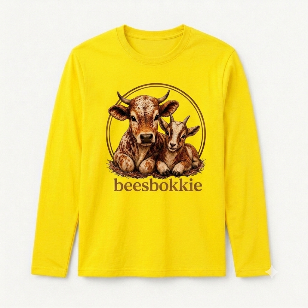 Boys beesbokkie Long Sleeve Shirt – Yellow