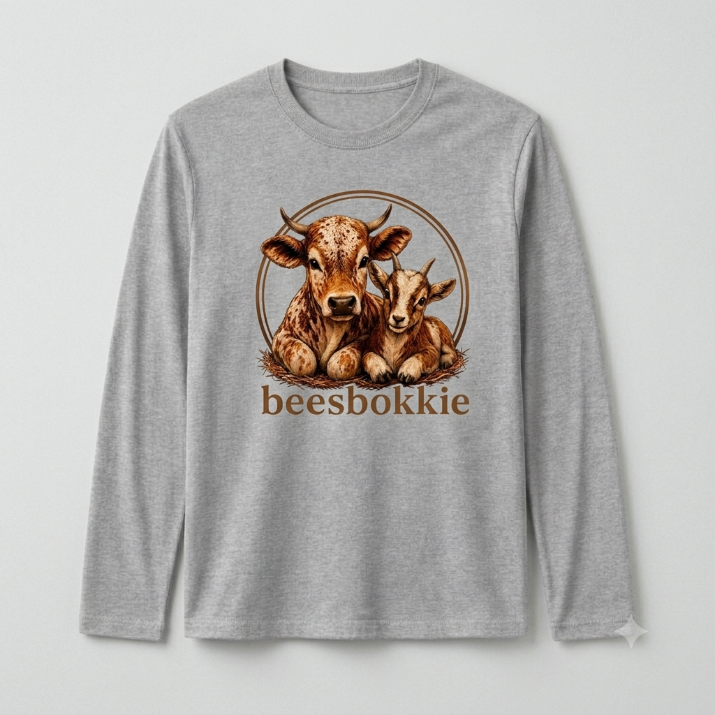 Boys beesbokkie Long Sleeve Shirt – Grey
