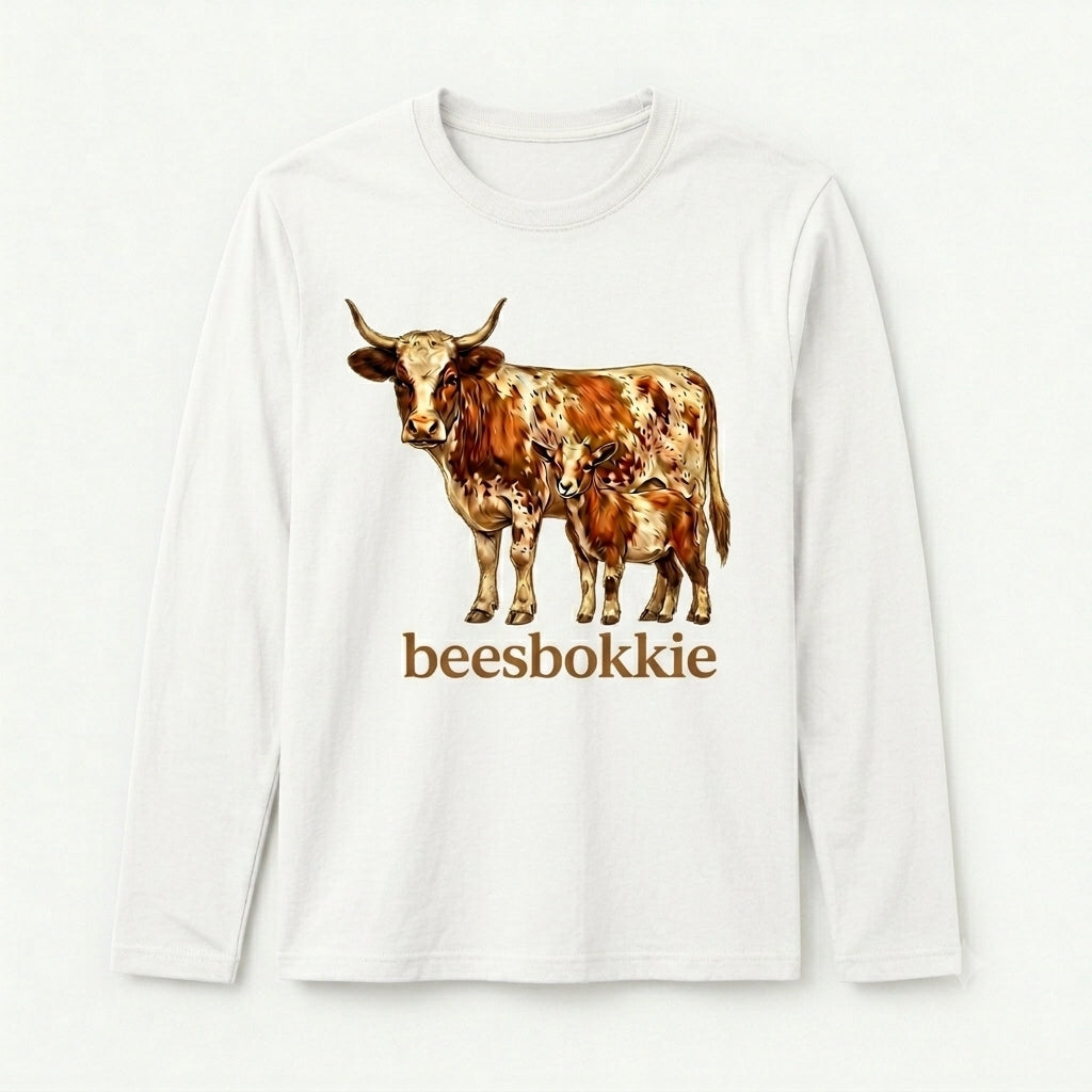 Boys beesbokkie Classic Long Sleeve Shirt – White