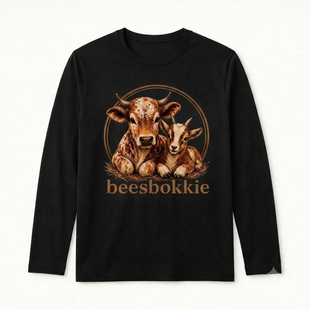 Boys beesbokkie Long Sleeve Shirt – Black
