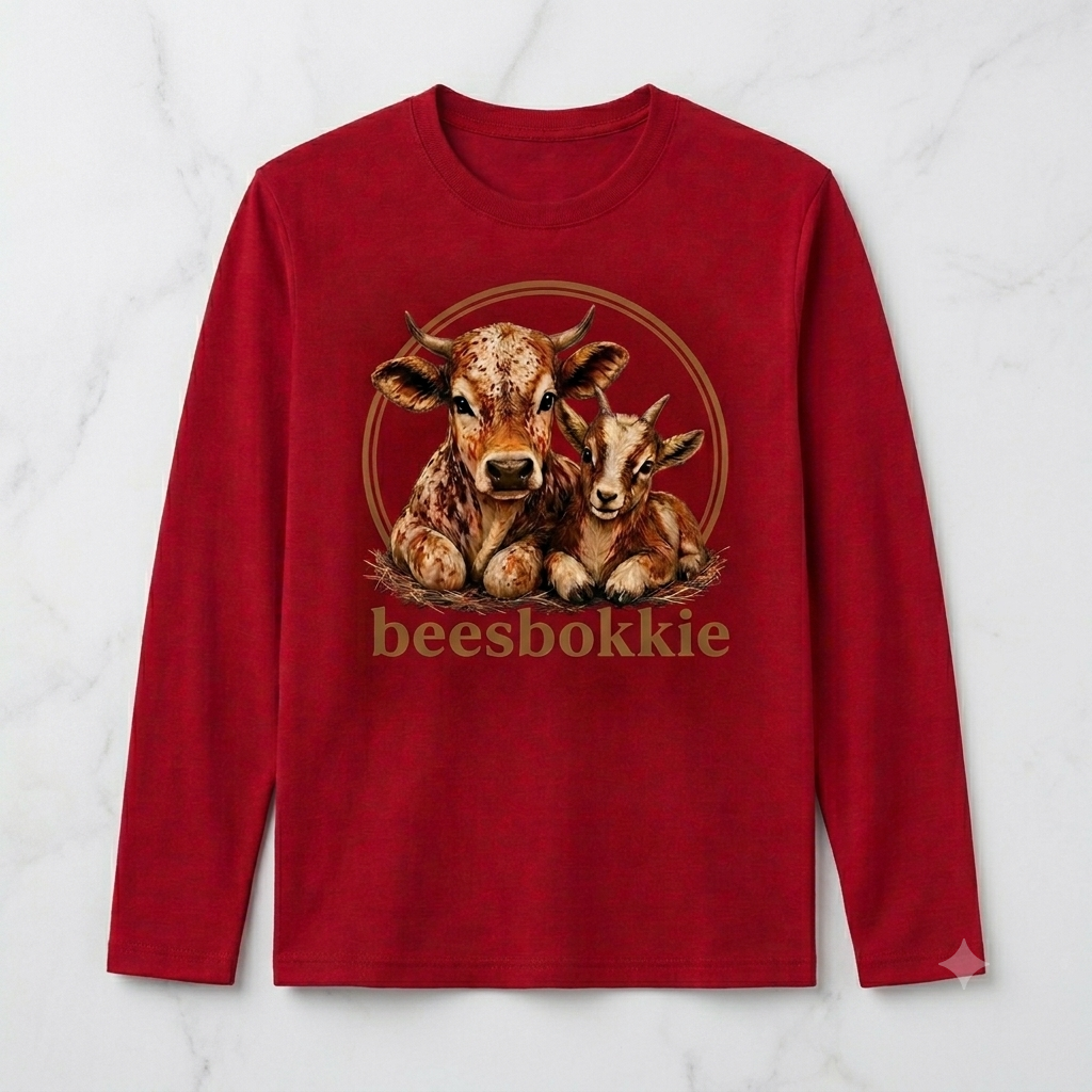 Boys beesbokkie Long Sleeve Shirt – Red