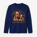 Boys beesbokkie Long Sleeve Shirt – Navy