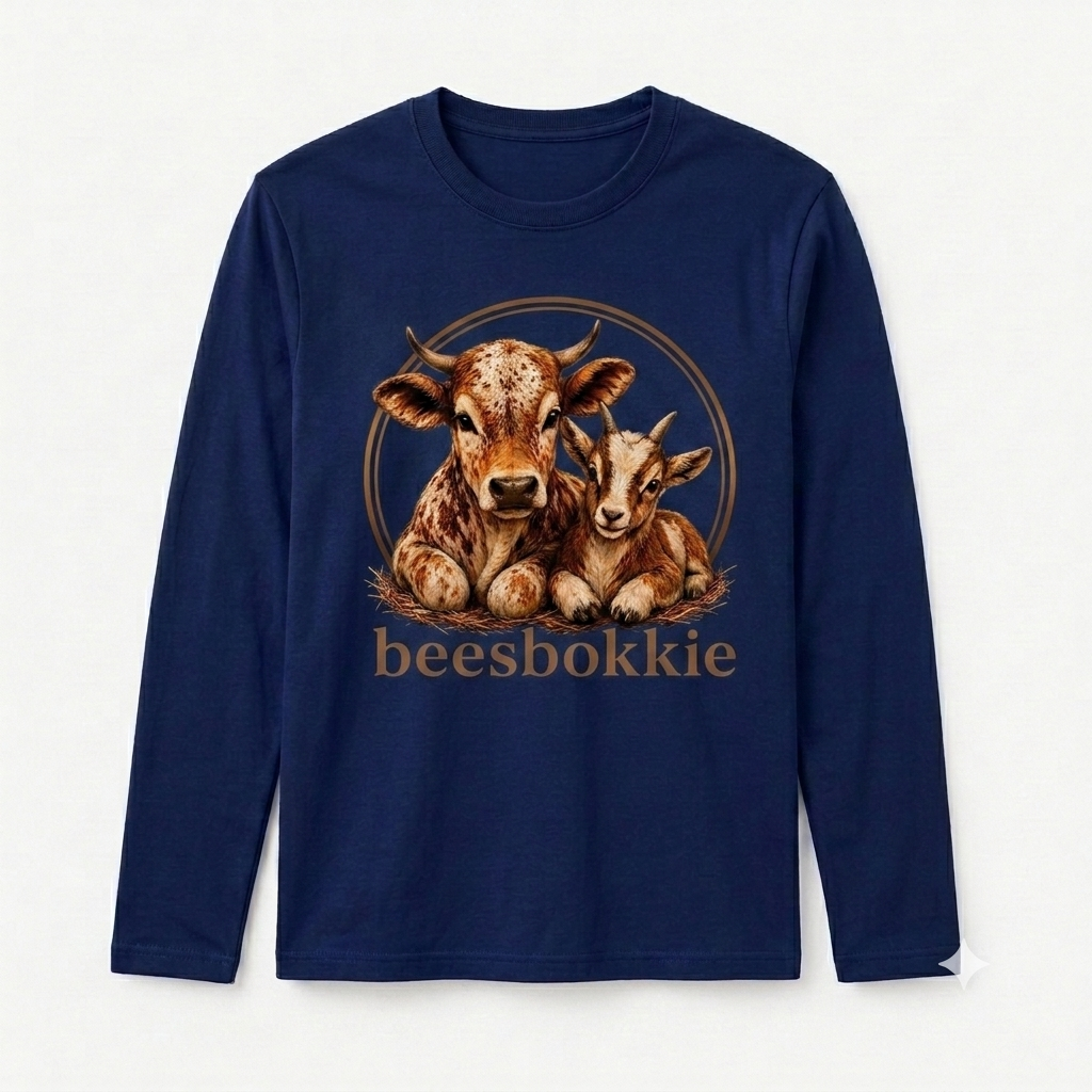 Boys beesbokkie Long Sleeve Shirt – Navy
