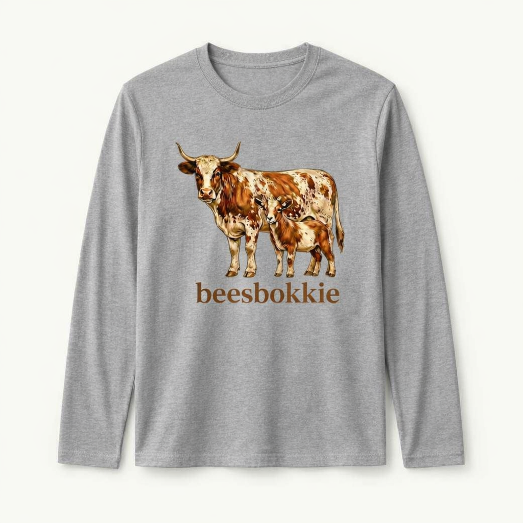 Boys beesbokkie Classic Long Sleeve Shirt – Grey