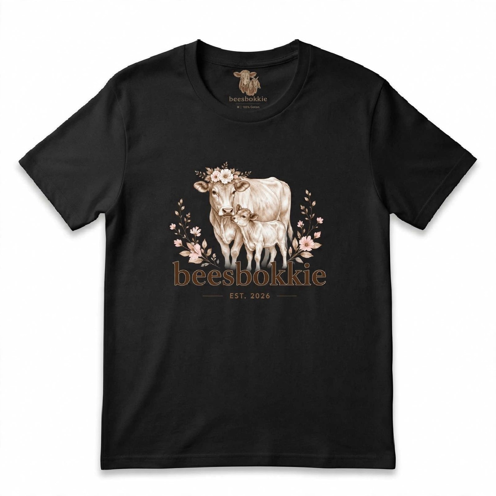 Ladies beesbokkie 2026 Short Sleeve Shirt – Black