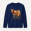 Boys beesbokkie Classic Long Sleeve Shirt – Navy