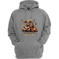 Mens beesbok Hoodie Grey