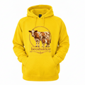 Yellow Hoodie - No Background Logo