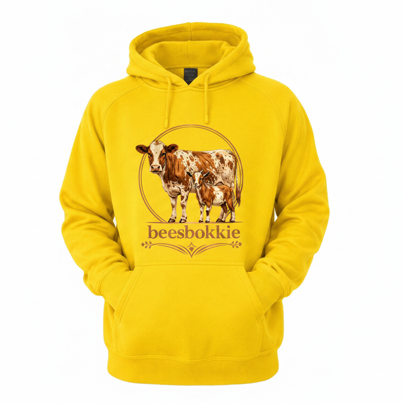 Yellow Hoodie - No Background Logo