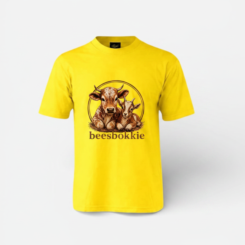 Yellow kids beesbokkie tee